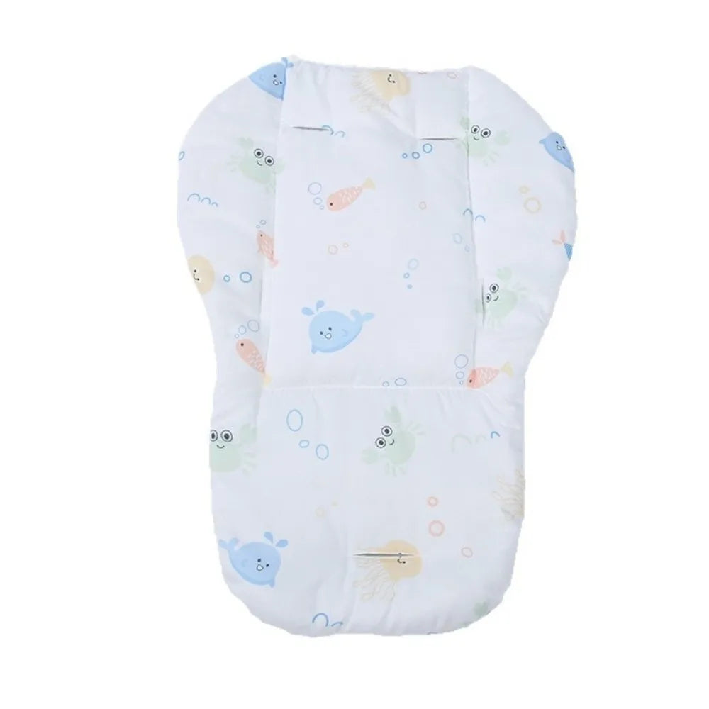 Cotton Material Baby Stroller Seat Cushion All Seasons Cartoon Pattern Dining Chair Cushions Comfortable Breathable