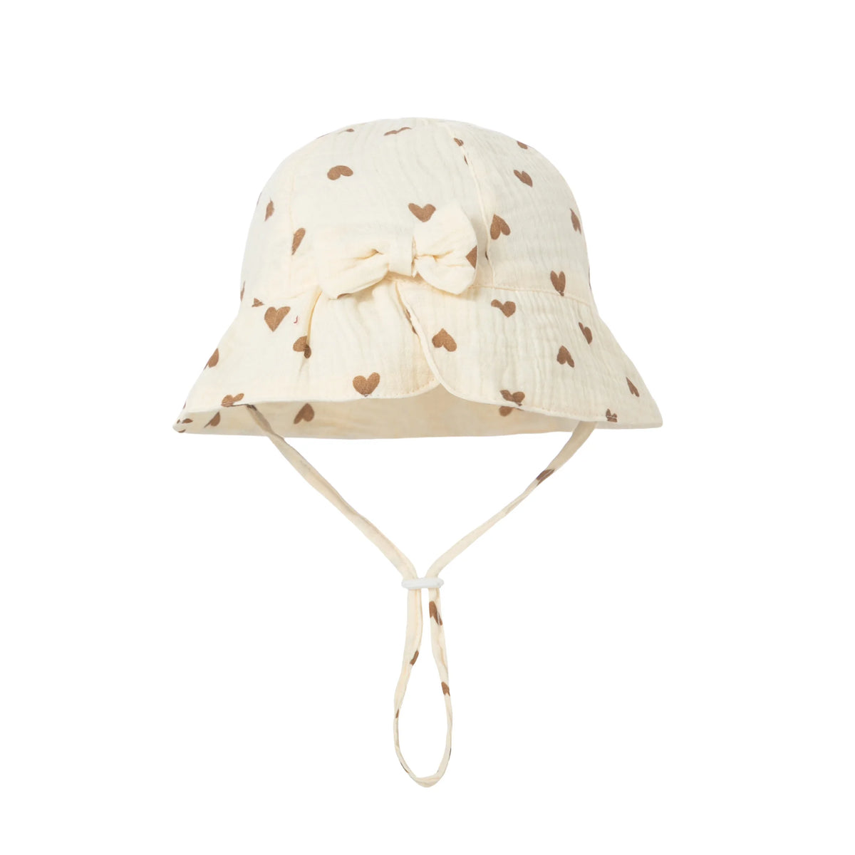100 Percent Cotton Baby Bucket Hat Sun Protection 50cm Soft Skin Friendly Preschool Hat