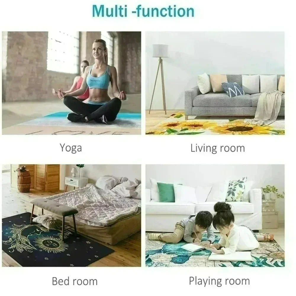 Cartoon Car Traffic Children's Carpet Play Room Crawling Mat Home Decoration Living Room and Bedroom Floor Mat Gift