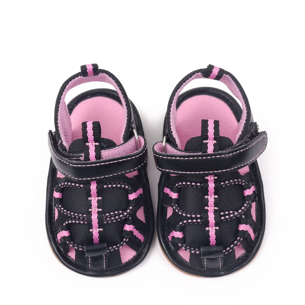 Spring And Aummer New Baby Shoes For Boys And Girls; Infant Cute Sandals With Anti-slip Rubber Soles For Llearning To Walk