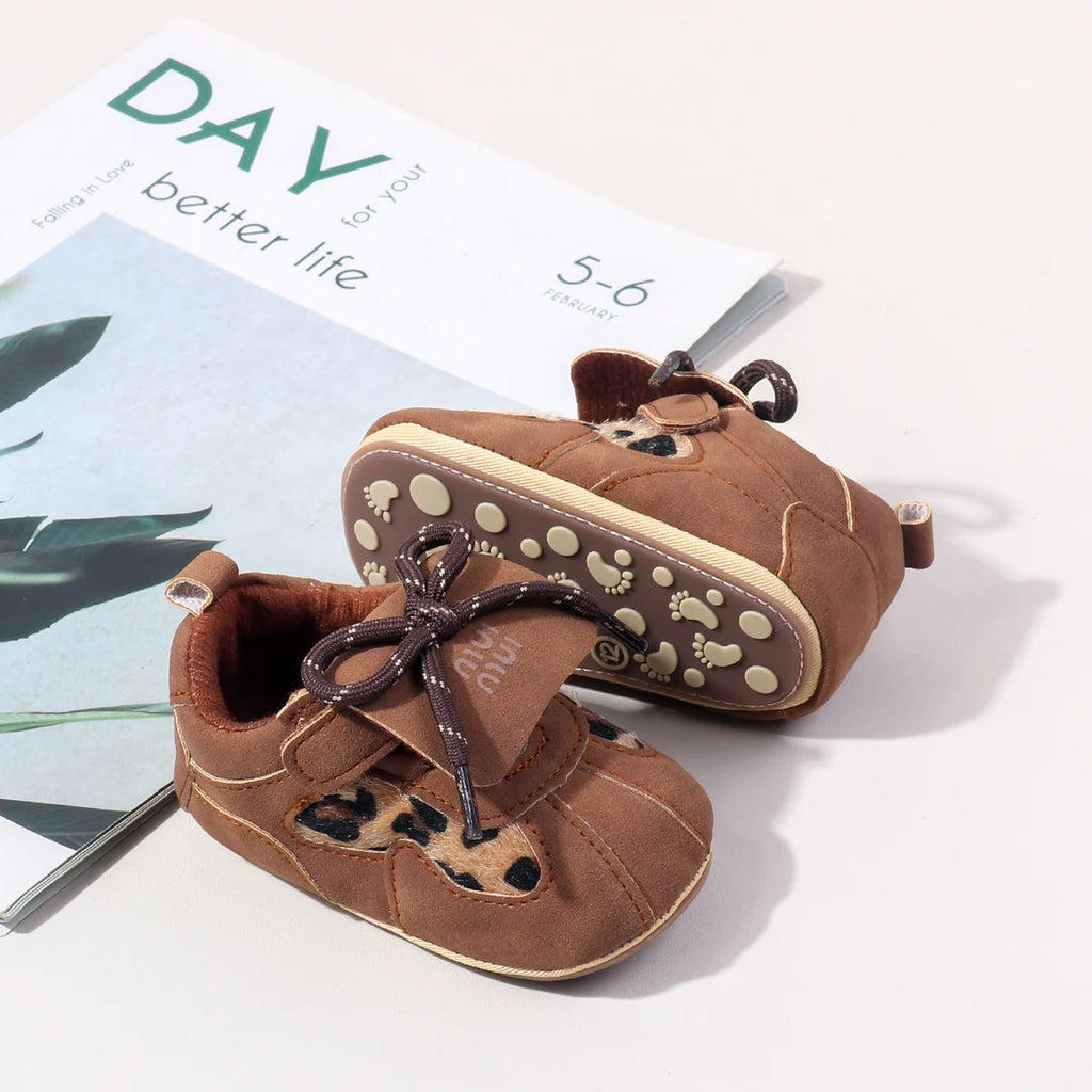 Hot-Selling Leopard-Print Stylish Baby Shoes For Spring And Autumn Casual Shoes Boys' And Girls' Children's Toddler Shoes