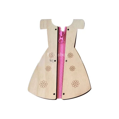 Busy Board Montessori Wooden Toy Educational Toy For Ages 3 And Up Accessories Carriage Castle Slide MB001