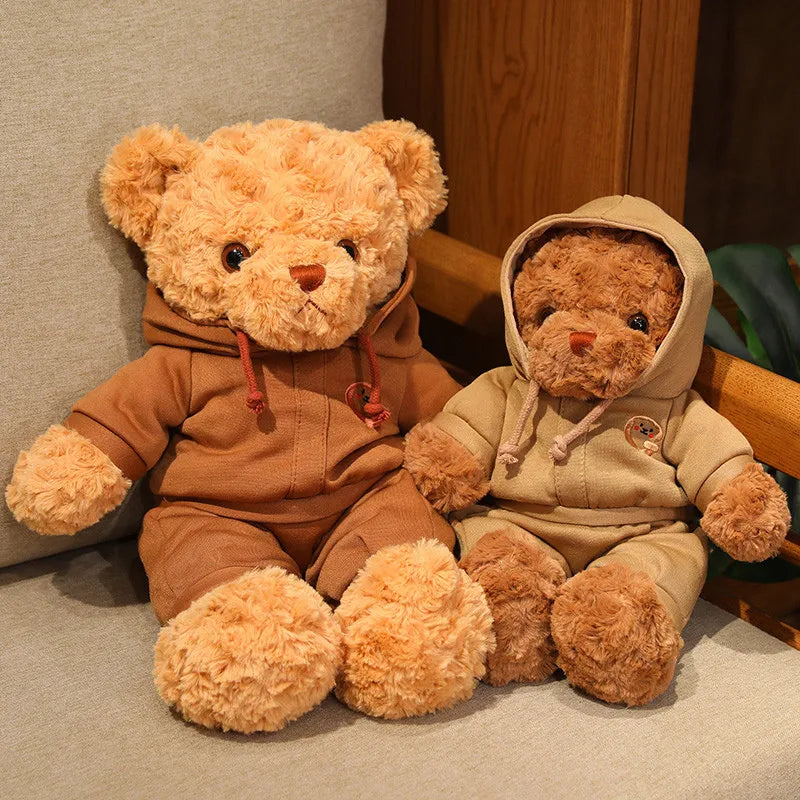 Cute Cartoon Motion Bear Plush Toy 38/50cm Stuffed Animal Doll High Quality Birthday Gift Party Favor for Kids