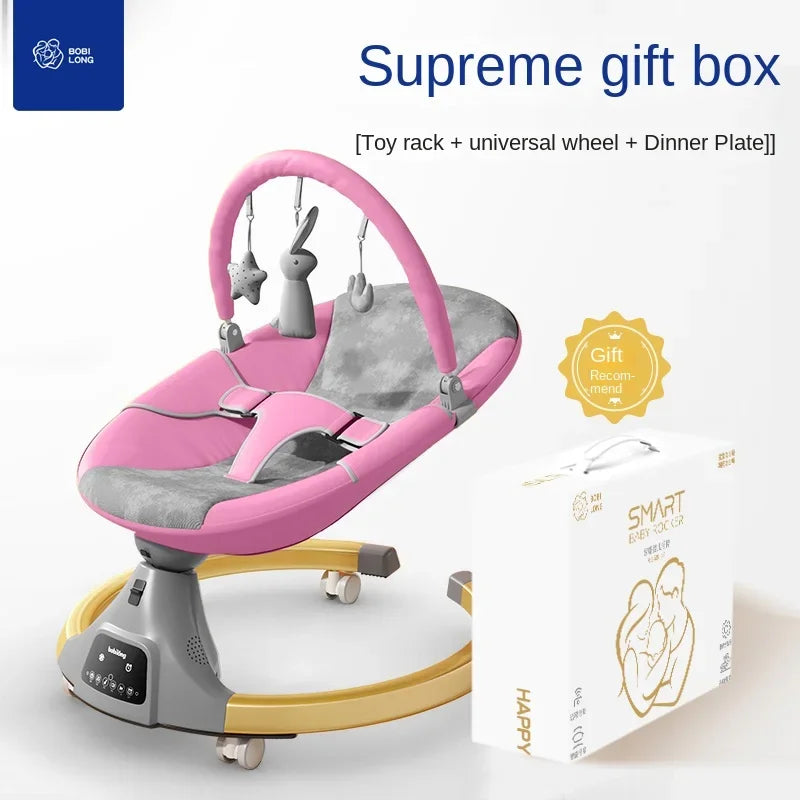 Electric Automatic Baby Rocking Cradle - Modern Newborn Sleep Aid Swing