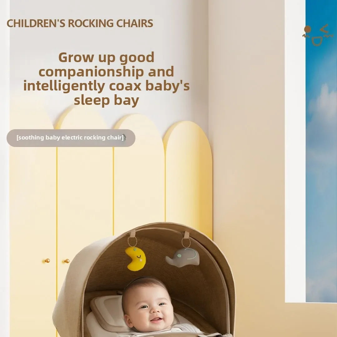 Electric Baby Rocker Swing and Soothing Bassinet with Music