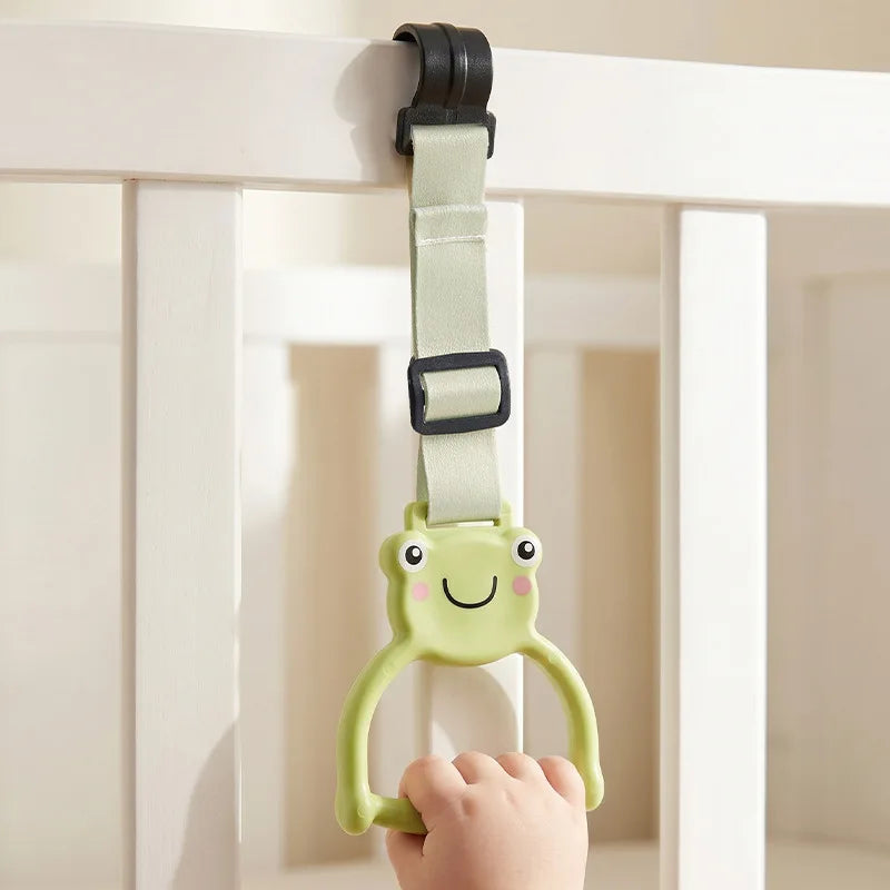 Baby Playpen Pull Up Rings Hand Ring for Baby Walking Assistance Crib Hanging Rings Toddler Stand Up Dangling Pull Up Rings