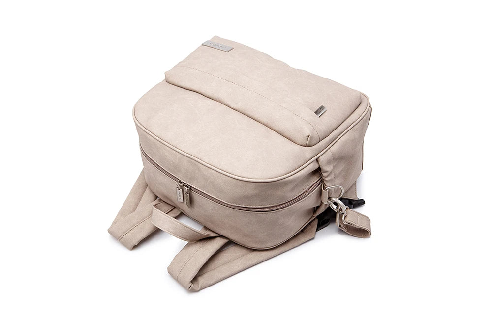 Soboba Solid Fashion Diaper Backpack for Baby Care Waterproof Multi-function Nappy Changing Bag for Mother Stylish Diaper Bags