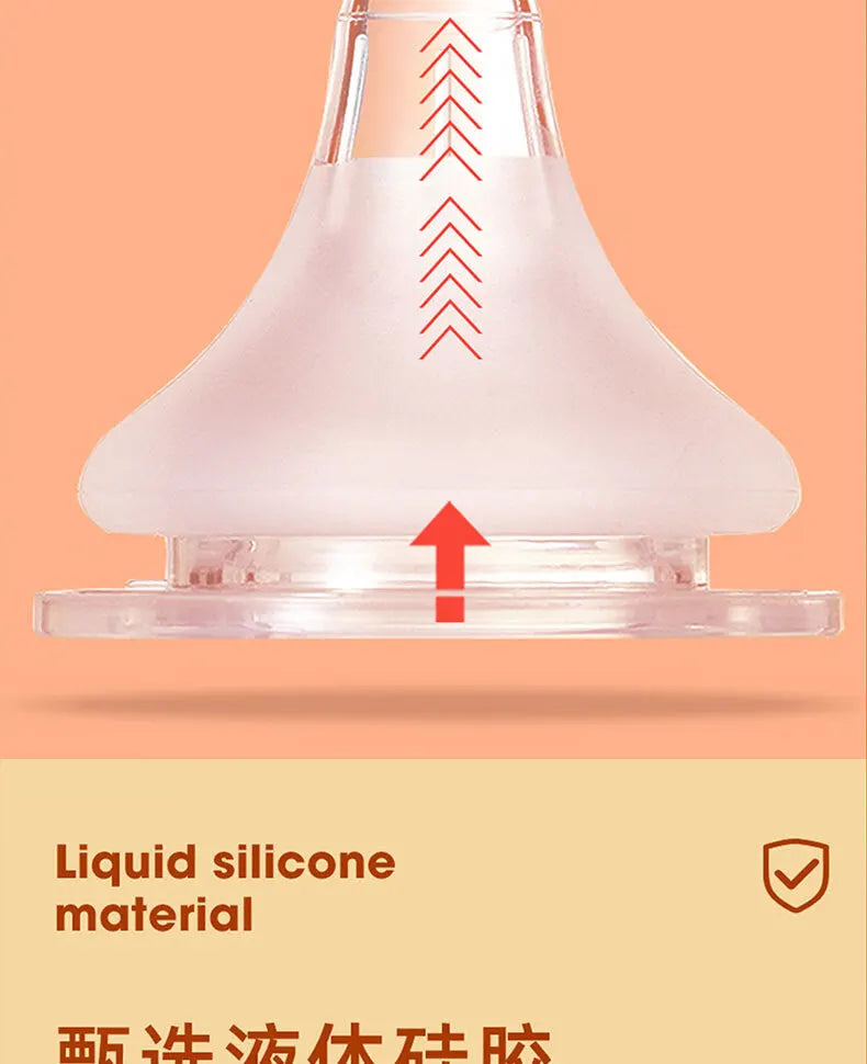 Suitable for 5CM bottle accessories/Suitable for pigeon wide caliber baby bottles/silicone nipples