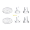QX2D Leak Proof Pumping Accessories Silicone Valves & Diaphragms Simple Installation for Breast Pumps Safe for Moms & Baby