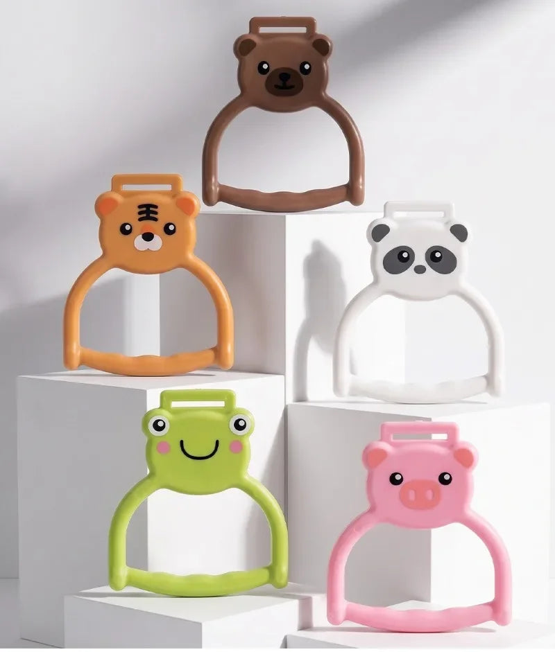 Baby Playpen Pull Up Rings Hand Ring for Baby Walking Assistance Crib Hanging Rings Toddler Stand Up Dangling Pull Up Rings