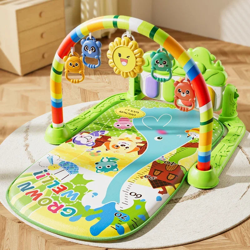 Baby Activity Play Mat With Music And Lights Kick Piano Mat Model TPM5 5 Detachable Sensory Toys For Tummy Time