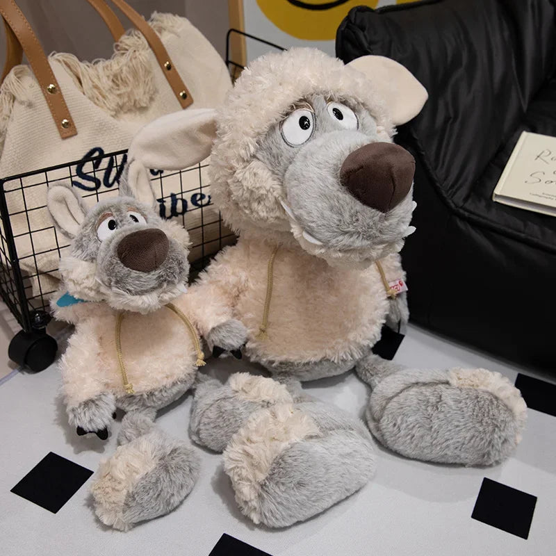 Camouflaged Wolf Plush Toy Sleepy Sheep Doll Forest Family Muppets Soft Sleep Pillow Wolf in Sheep's Clothing Birthday Gift