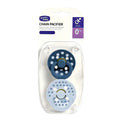 New 2pcs/pack Polka Dot Round Baby Pacifier, Star Soother Dummy with Cherry-round Nipple, New Parents Gift