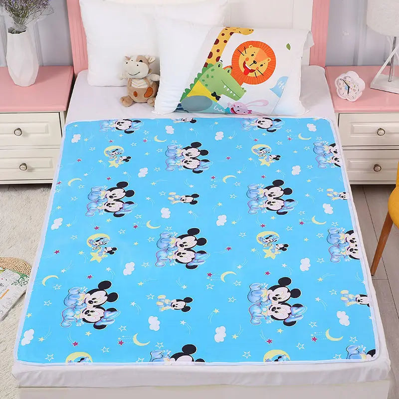 Portable Diaper Changing Pad 70x90cm Waterproof Foldable Baby Mat Bed Protector Washable