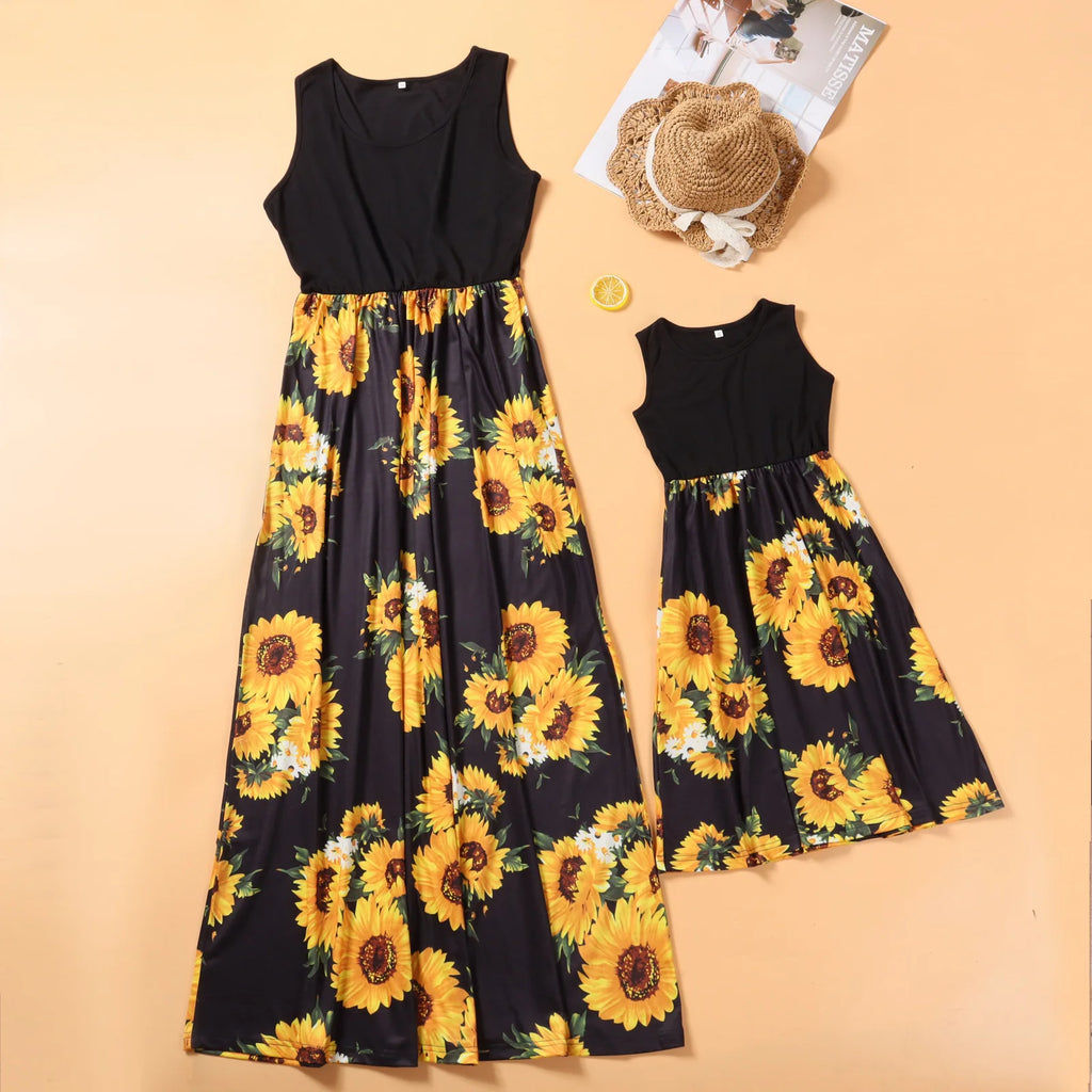 Mother Daughter Matching Dresses Family Sets Mother's Day Gift Summer Beach Mommy And Me Family Matching Mother Daughter Dress