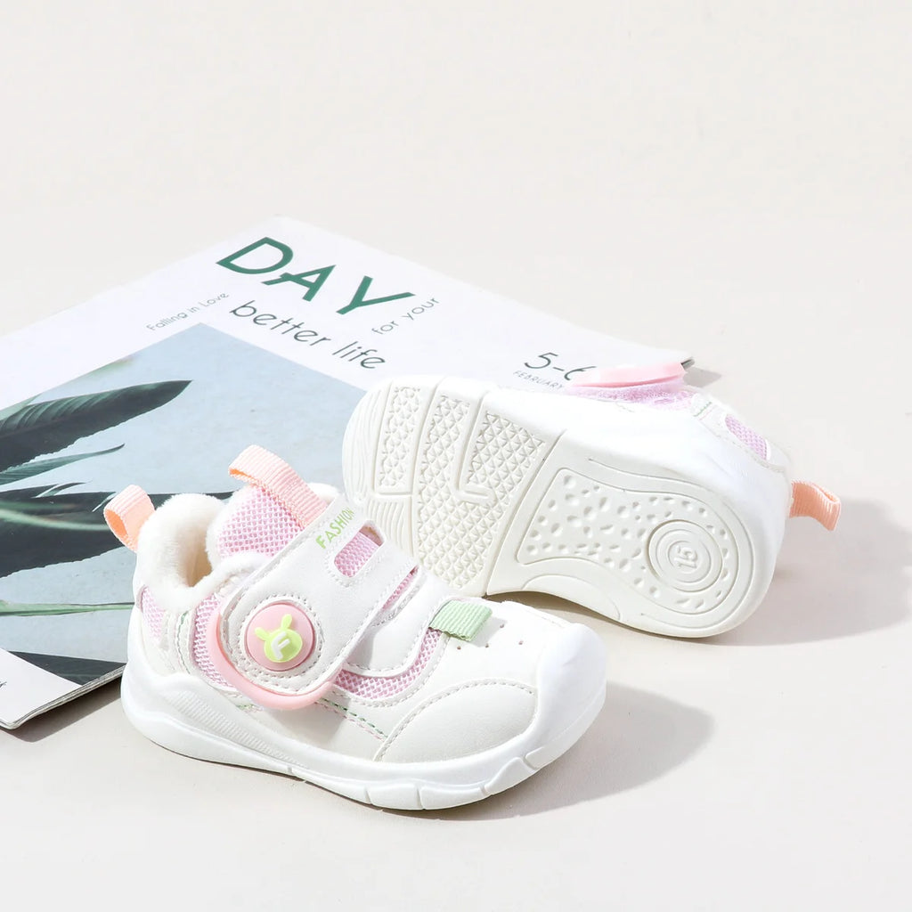 New Design 0-3 Years Old Baby Unisex First Walking High Quality Toddler Shoes Winter Indoor Outdoor Sneakers