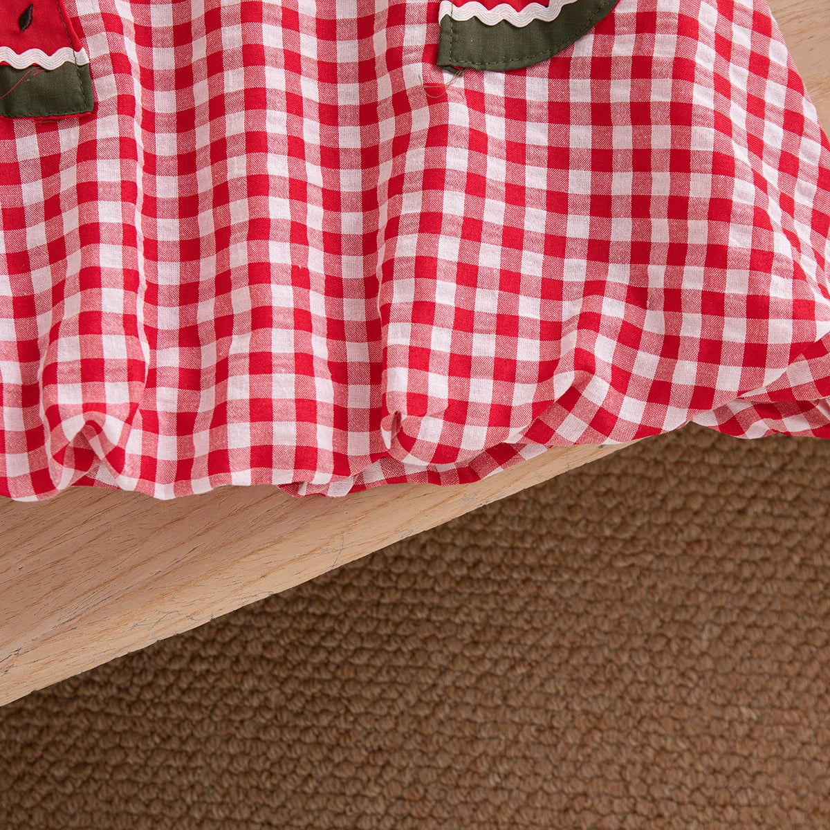 Baby Girl Dress Summer Cotton Solid Color Grid Watermelon Round Neck Sleeveless Girl Dress Cartoon Cute Beach Baby Girl Clothing