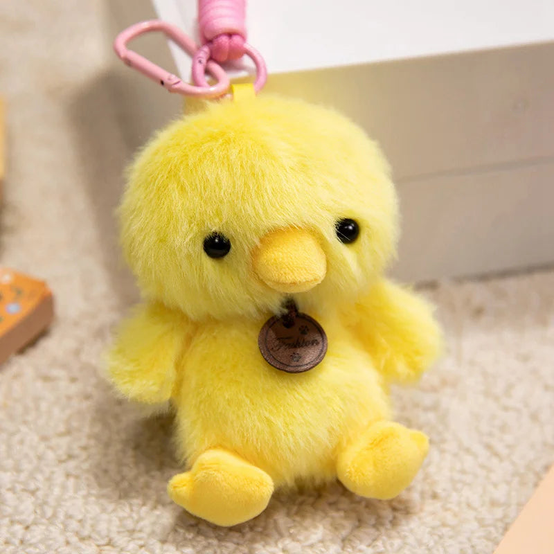 Soft Plush Animal Pendant Dolls Panda Fox Sloth Cat Dinosaur Bunny Capybara Pig Stuffed Toys For Children