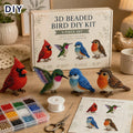 DIY Animal Beading Kit for Adults Handmade Tiny 3D Beaded Animal Craft Kit Cute Bead Set with Instructions for Creative Projects