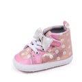 Baby Girl Spring and Autumn Butterfly Bowknot Soft Sole Comfortable Prewalker Shoes Indoor Outdoor Walking Shoes First Walkers
