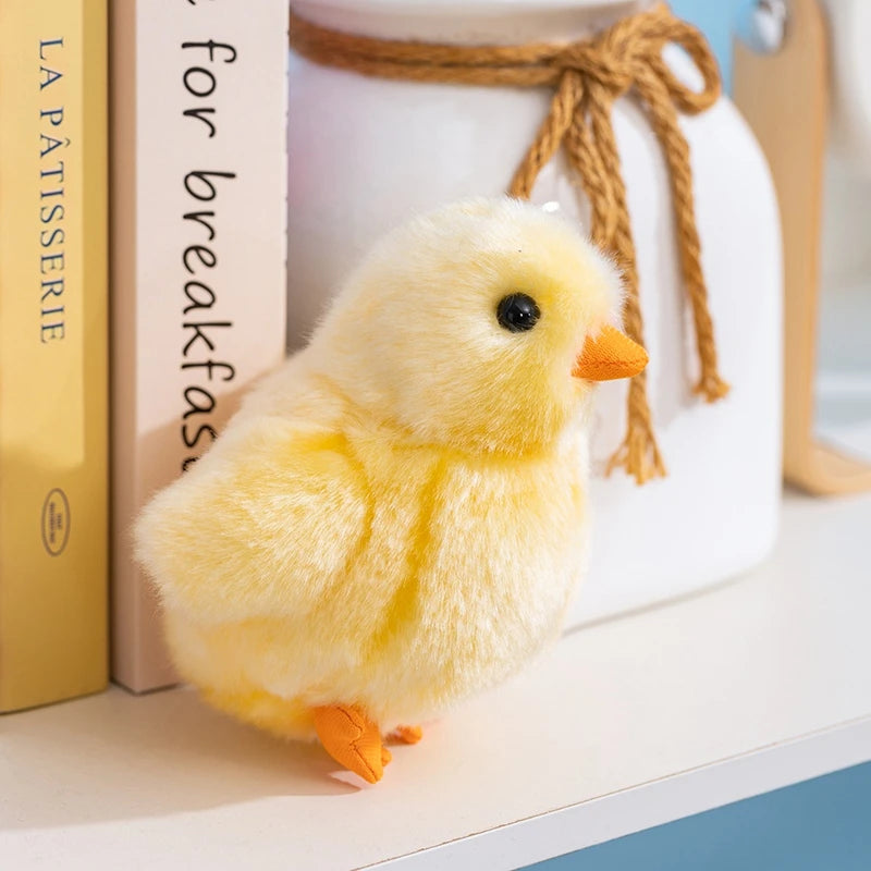 Hot Realistic Doll Yellow Plush Toy Artificial Animal 13cm Collection Toy Simulation Chick Doll Animal Stuffed Kid Birthday Gift