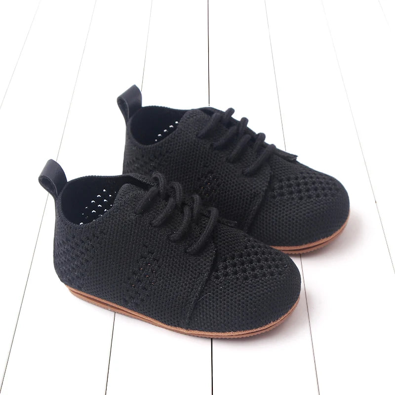 Spring Autumn Children's Mesh Sports Shoes Breathable Mesh Footwear Baby Shoes Casual Shoes 0-1 Years Old Soft Topped Baby Shoes