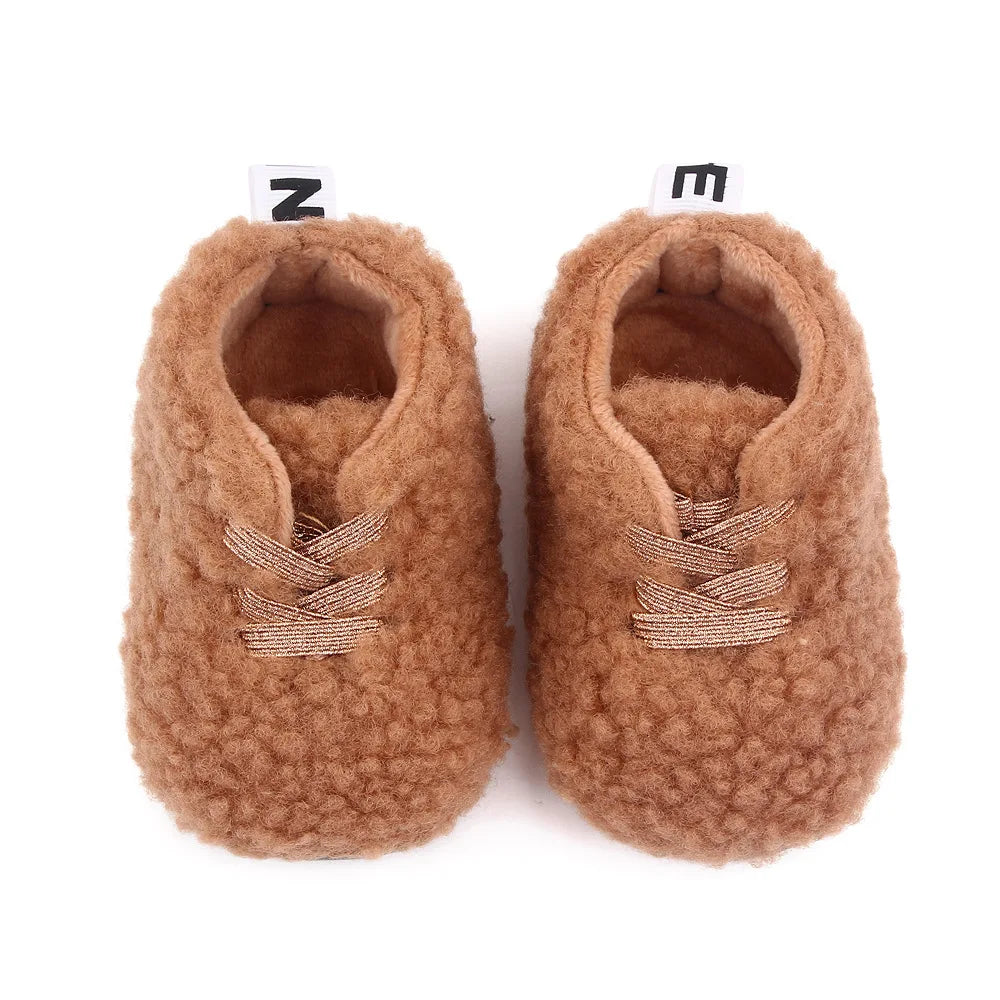 Baby Winter and Autumn Style Multiple Choices High Quality Soft Cotton Warm and Plush Toddler Shoes Anti-slip Sole Prewalking