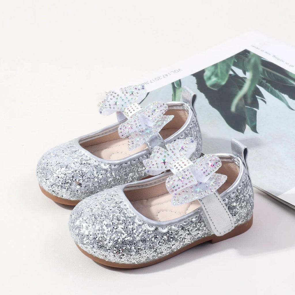 2025 New Summer Autumn Baby Girls First Walking Toddler Shoes Fashion Sequins Baby Girl Sandals For 0-3Y Kids Princess Shoes