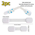 Child Protection and Baby Protection Cabinet Lock, Non Perforated, Used for Drawers, Refrigerators, Dishwashers, Cabinets, Ovens