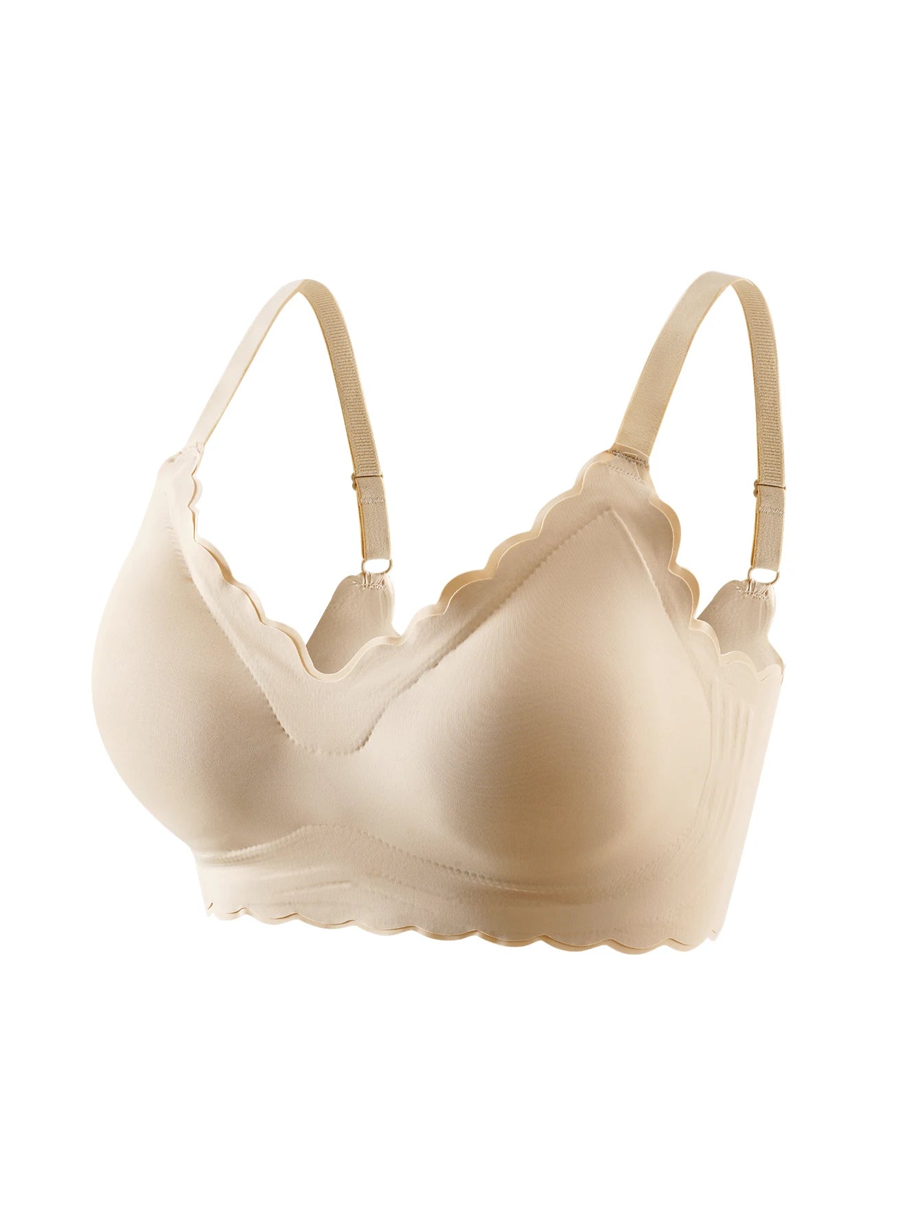 Summer Pre-Pregnancy Women'S One-Piece Bra Is Comfortable, Breathable, Seamless, Seamless, And Detachable With Padding
