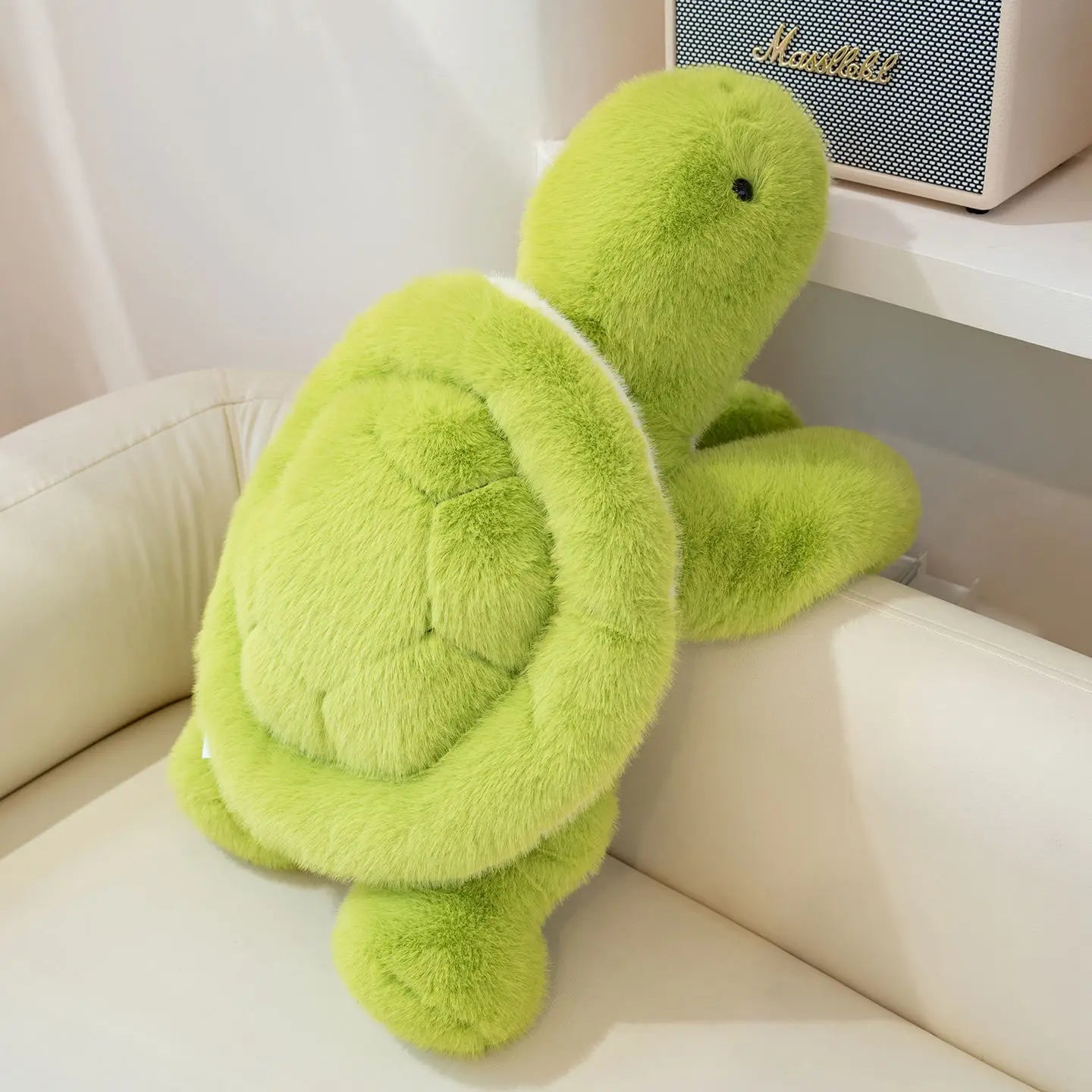 New Lovely Turtle Plush Toys Cozy Fluffy Lying Prone Cartoon Tortoise Throw Pillow Back Cushion Kawaii Home Decor Funny Gift
