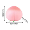 Soft Peach Fruit Squishy Toy Slow Rising Stress Relief for Adults Slow Rising Stress Relief Fidget Toy Novelty Gifts
