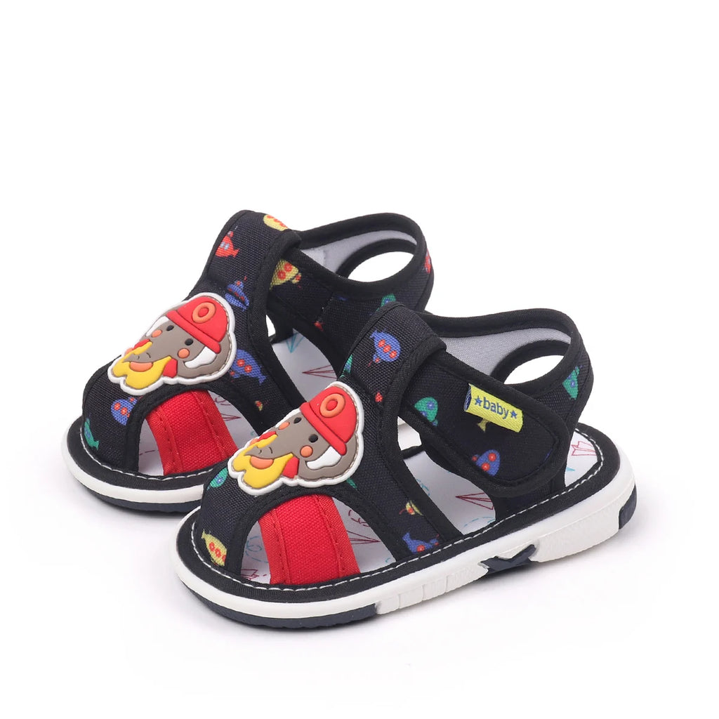 2025 Hot Summer New Design and High Quality Baby Boys And Girls First Walking Indoor Outdoor Toddler Shoes With Squeaky