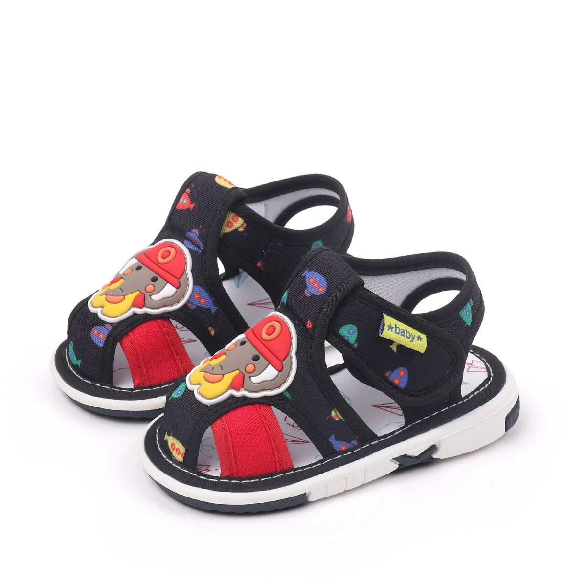 2025 Hot Summer New Design and High Quality Baby Boys And Girls First Walking Indoor Outdoor Toddler Shoes With Squeaky