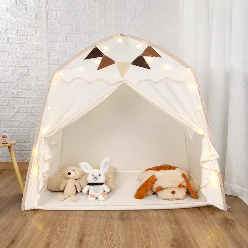 Kids Bed Tent Play Tent Canopy Model 130x100 130cm Long 100cm Wide 130cm High Foldable Indoor Privacy