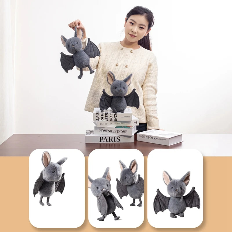 New Cute and Bizarre Bat Pig Doll Fun Plush Toy Halloween Decorations Collection Limited Edition Plush Toy Car Pendant