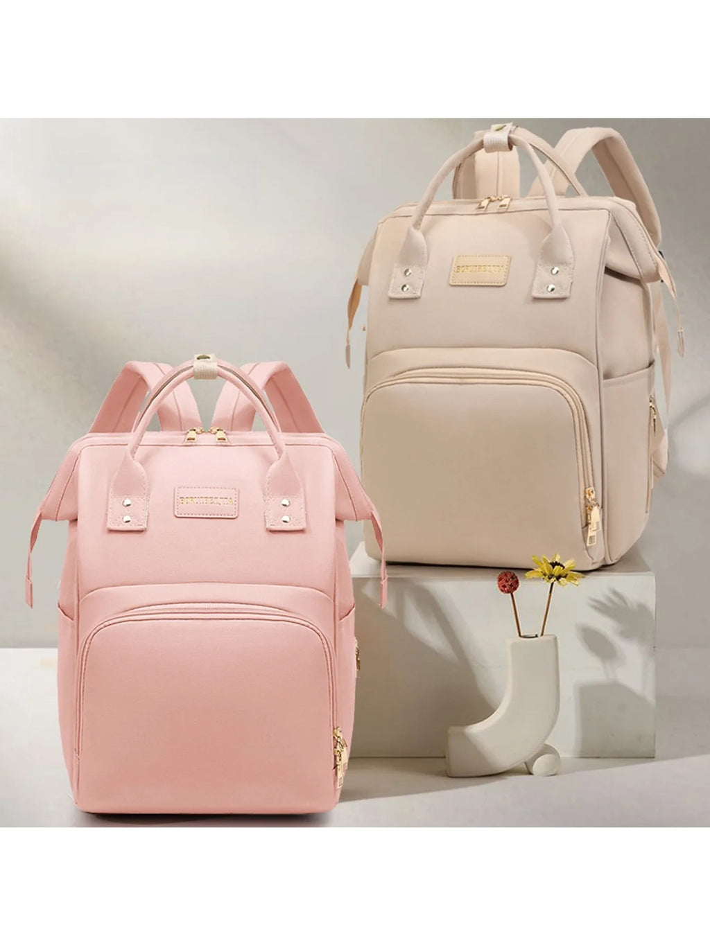 Fashion High Quality Backpack Double Shoulder Mommy Bag Large Capacity Travel Bag for Mother and Baby
