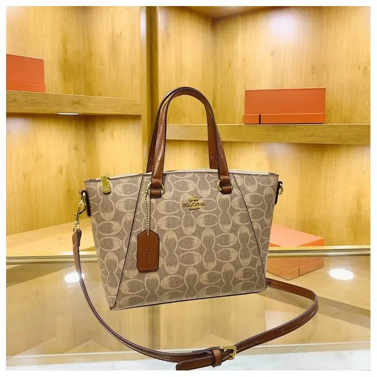 Vintage Original Textured Diaper Bag Square Satchel Women Luxury Purse Handbag Messenger Elegant Classic