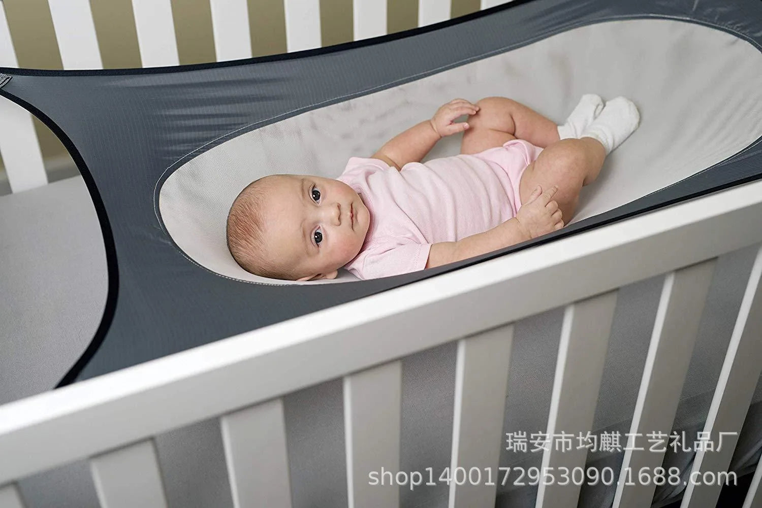 Breathable Baby Sleep Hammock - Removable Crib Swing 105x65cm