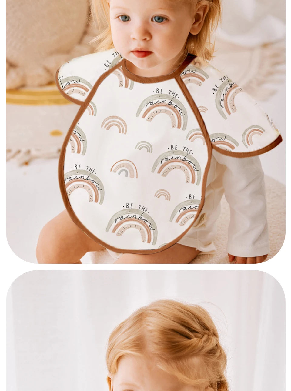 Elinfant New Fashion Pattern Waterproof Pocket Lunch Feeding Bibs Reusable Baby Bibs Cute Children Baby Apron Kids Burp Cloths