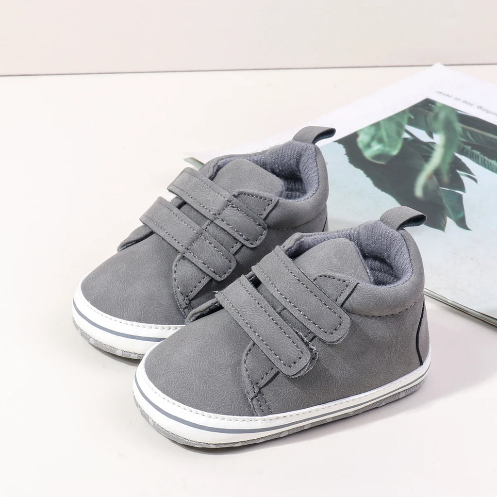 2025Hot Sale Autumn Baby Boys First Walking Indoor Outdoor Toddler Shoes With High Quality TPR Sole For 0-18M Fashionable Design