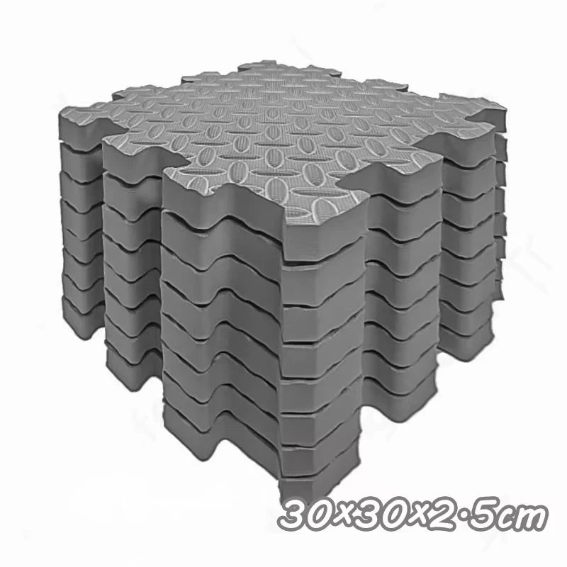 Baby Play Mat 2.5cm Thick 30x30cm Protective Pad For Crawling Activity Gym Soundproof Cushion