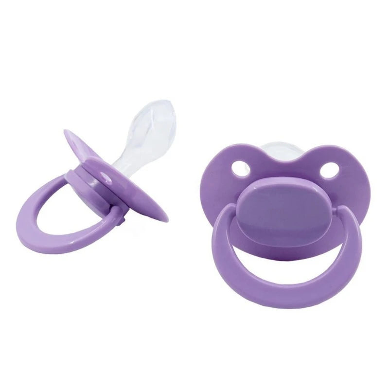 Adult Pacifier for Stress Relief Silicone Simulation Nipple Peace and Relaxation Realistic Soother Toy
