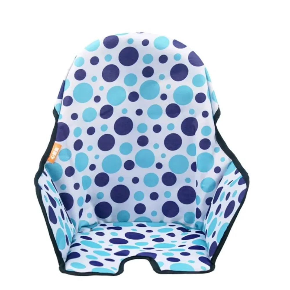OOTDTY Baby High Chair Pad Breathable Seat Cushion Polka Dots Yellow Model PolkaDots