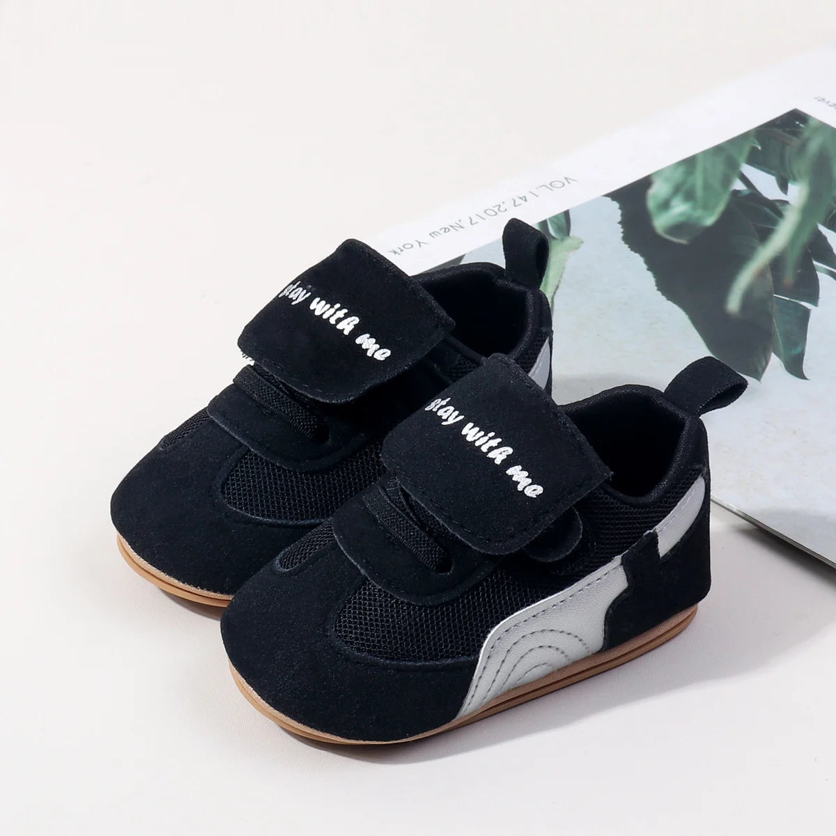 Brand Newborn Baby Shoes Leather Soft Soles Non Slip 0-18M First Steps Walking Shoes