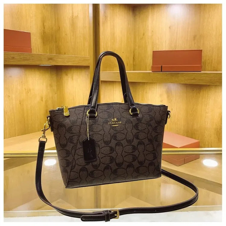 Vintage Original Textured Diaper Bag Square Satchel Women Luxury Purse Handbag Messenger Elegant Classic