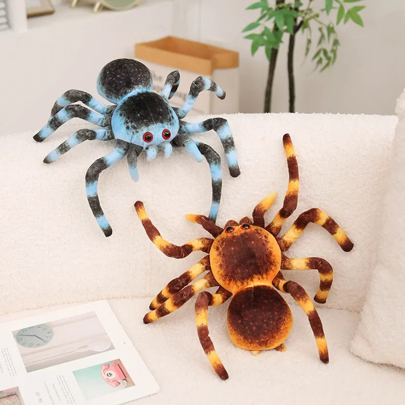 Nice Realistic Tarantula Spider Plush Toy 7 Styles Spooky Stuffed Animal Doll Forhalloween Decor, Prank Gifts And Party Favors