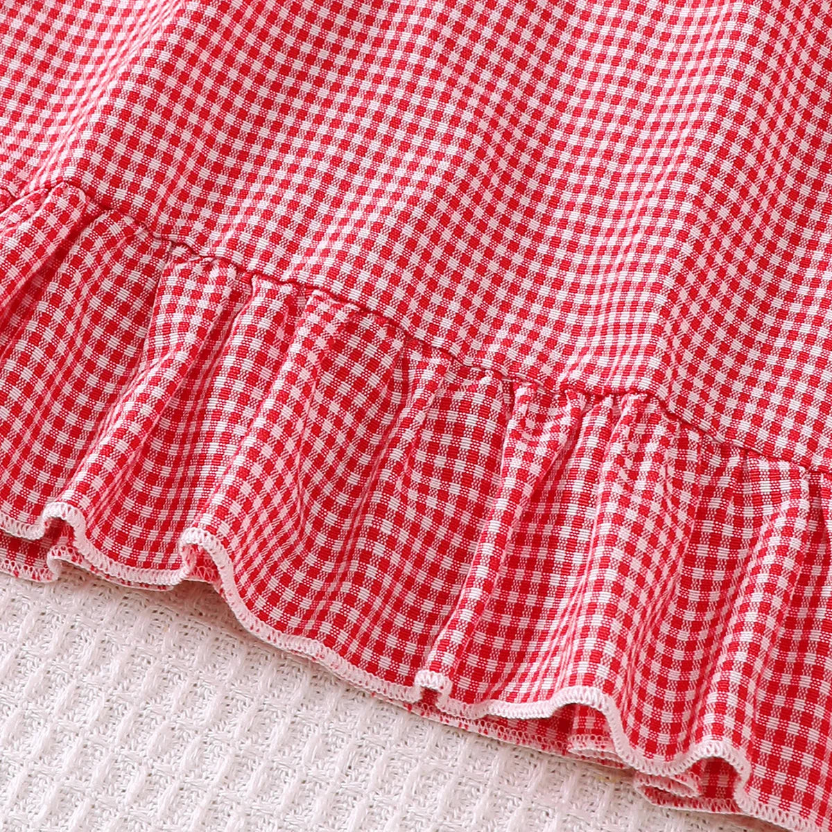 Summer Baby girl Dress Doll Collar Strawberry Printed plaid Dresses+Mini bag Set for Cute Baby girl Dresses aged 0-3 Years