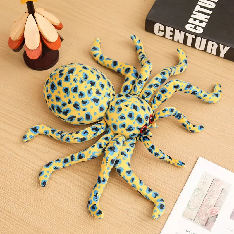 Nice Realistic Tarantula Spider Plush Toy 7 Styles Spooky Stuffed Animal Doll Forhalloween Decor, Prank Gifts And Party Favors