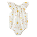 1-Piece Cute Baby Girl Bodysuits Cotton Soft Newborn Flying Sleeve Onesies 0-24 Months Infant Outdoor Party Clothes